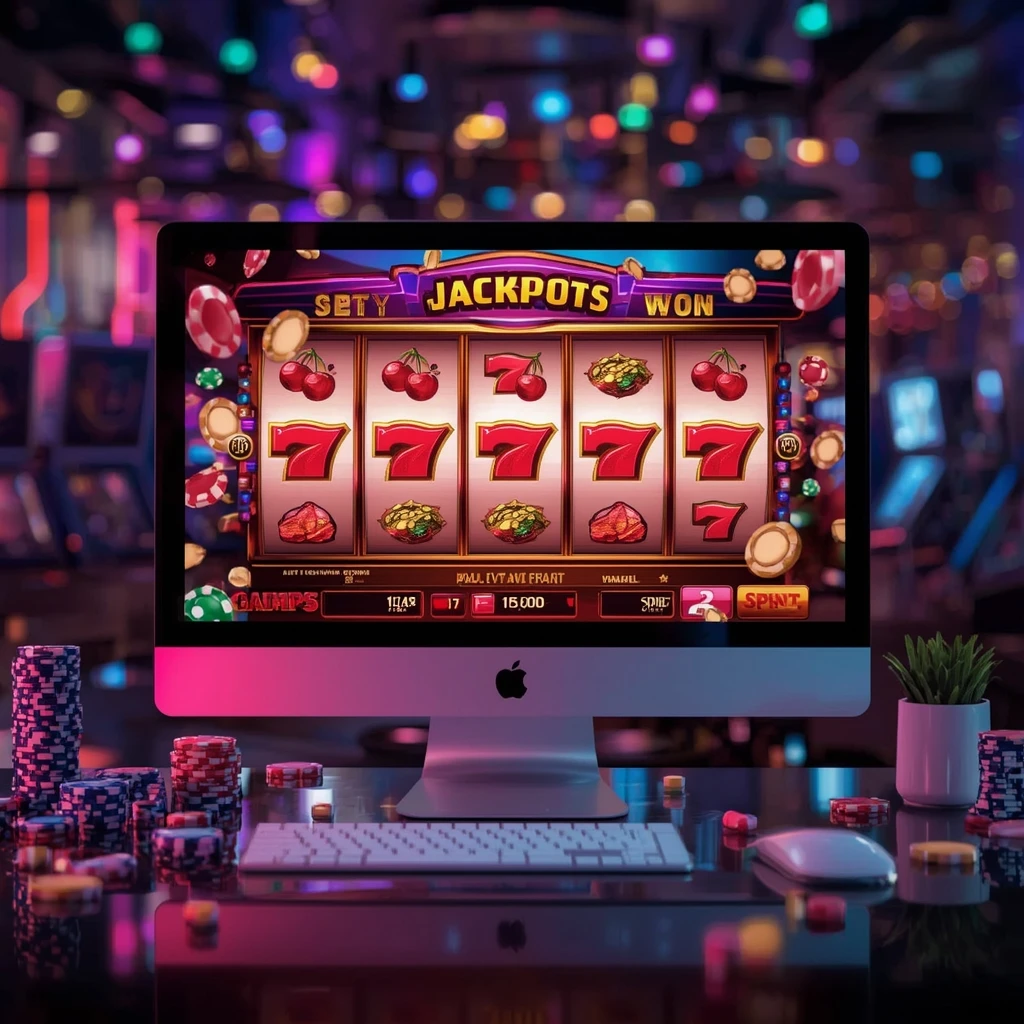 slots sur le moniteur MONSTER WIN CASINO