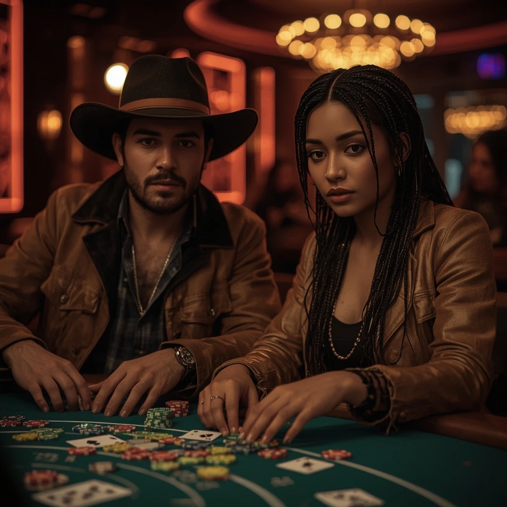 photo de deux joueurs de poker MONSTER WIN CASINO